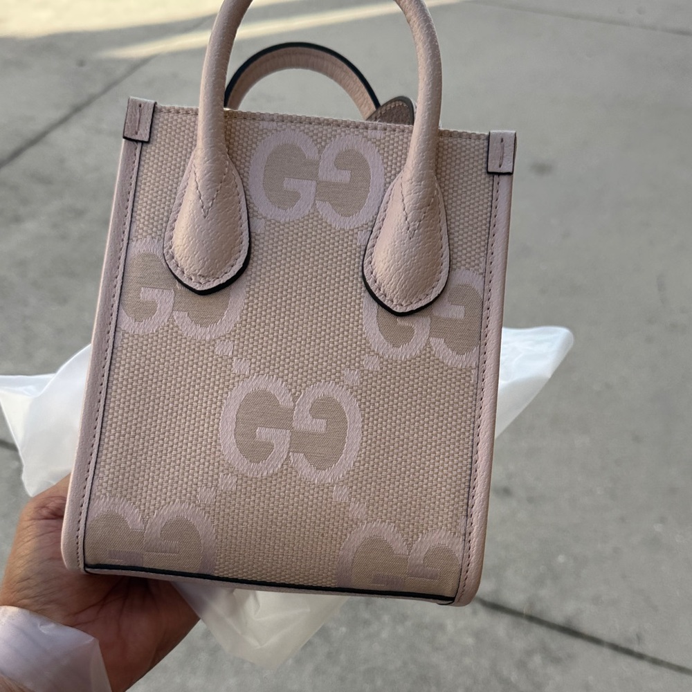 Gucci Pink and Beige Mini Bag
